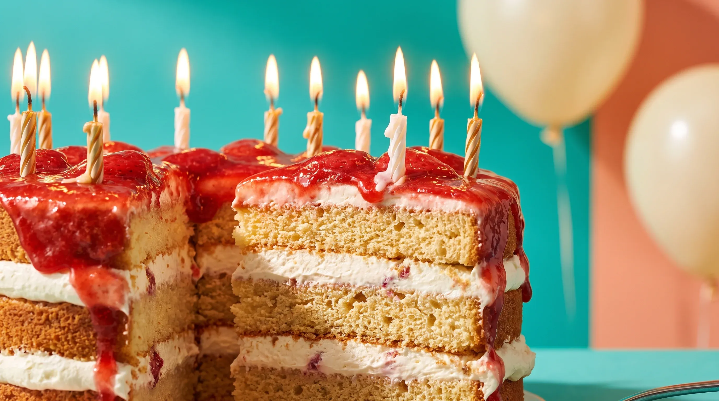Torta de Fresas en Capas